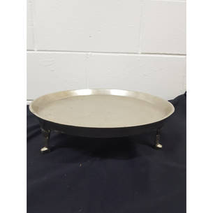 Cake Stand - Pewter with Legs 31cm
